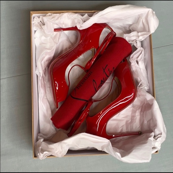 Christian Louboutin Talitha Red Patent Leather - Picture 8 of 8